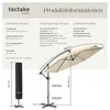 tectake® Ampelschirm Artemis 3,5 x 3,5 m, 360° drehbar mit Produktbild-Vorschau 5