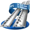 Airlineschiene Zurrschiene 3 x 2 Meter + 1 Meter runde Produktbild-Vorschau 1