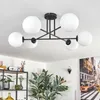 Fossobiubo Deckenlampe aus Metall/Glas in Schwarz/Weiß Produktbild-Vorschau 10