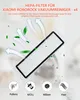 A HEPA filter for a Xiaomi Roborock vacuum cleaner is shown with arrows indicating airflow and icons representing what the filter removes. Produktbild-Vorschau