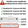 Hülle für MacBook Air 13 (13,6) – 360°-Schutz Transparente Produktbild-Vorschau 2