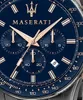 A close-up view of a Maserati chronograph watch face. Náhled obrázku produktu