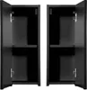 Hängeschrank 'Skelbolu' mit einer Tür gerillt 57 x 20 x 19 Produktbild-Vorschau 3