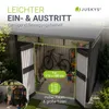 Juskys Metall Gerätehaus Luzern 7,8 m² - wetterfest & Produktbild-Vorschau 6