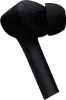A close-up studio shot of a single black wireless earbud against a white background. Podgląd zdjęcia produktu