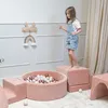 KiddyMoon Bällebad Kinder Schaumstoff Mit Bälle Für Baby ab Produktbild-Vorschau 4