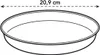 elho® Loft Untersetzer Pistaziengrün Ø 21 cm rund - Produktbild-Vorschau 3