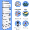 Türhängende Aufbewahrungstasche 33×13×125 cm, Wandorganizer Produktbild-Vorschau 3