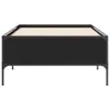 Bettgestell Schwarz 90x200 cm Holzwerkstoff und Metall Produktbild-Vorschau 4