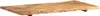 vidaXL Tischplatte Massivholz Akazie 100x(50-60)x2,5 cm Produktbild-Vorschau 4