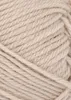 A close-up, textured view of a ball of beige yarn. Produktbild-Vorschau