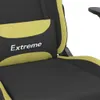 Gaming-Stuhl Schwarz und Hellgrün Stoff Produktbild-Vorschau 7
