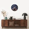 Wanduhr - Rund - Glasuhr - Kosmos Maßstab Mensch - 40x40cm Produktbild-Vorschau 7