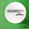 Huuraa Button Sauerländerin mit Herz 59mm rund mit Produktbild-Vorschau 3