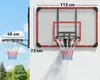Basketbalový koš, deska s košem, síť s deskou, montáž na Náhled obrázku produktu 2