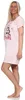 Damen Nachthemd Sleepshirt Nachtwäsche;  Puderrosa/M/38 Produktbild-Vorschau 3