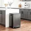 HOMCOM Mülleimer Küche 2 x 30L Treteimer mit Produktbild-Vorschau 2
