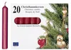 Baumkerze 9,6 cm Ø1,2 cm rot 20 Pack 445791 4009207223027 Voir les images du produit 1