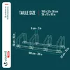VOUNOT® Stojan na bicykle pre 4 bicykle, montáž na podlahu Náhľad obrázku produktu 3