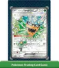 A Pokemon trading card with a character illustration, game details, and promotional text. Voir les images du produit