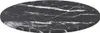 Piano del tavolo nero Ø30x0,8 cm in vetro temperato effetto Anteprima dell’immagine prodotto 1