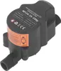 A black DC booster pump with labels and connectors. Náhled obrázku produktu
