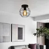 ZMH Deckenleuchte vintage 2er Set Deckenlampe Flur schwarz Produktbild-Vorschau 2