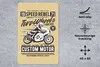 MuchoWow® Mauspad Mousepad Motorrad - Briefe - Jahrgang Produktbild-Vorschau 2
