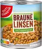 Gut & Günstig Linsen mit Suppengrün (800g Dose) + usy Block Produktbild-Vorschau 2