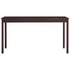 vidaXL Tavolo da pranzo marrone scuro 140 x 70 x 73 cm in Anteprima dell’immagine prodotto 1