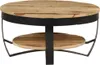 vidaXL Table basse en bois de manguier brut massif 65 x 32 Voir les images du produit 9