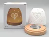 Teelichtleuchte Mini Iglu auf Holzsockel Herz ca. Produktbild-Vorschau 2