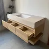 Set lavabo sospeso - Pietra sinterizzata - Effetto Anteprima dell’immagine prodotto 10