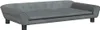 vidaXL Pelíšek pro psy Dark Grey 100x50x21 cm Velvet Náhled obrázku produktu 1