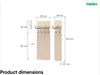 Product dimensions diagram for a wardrobe set. Produktbild-Vorschau