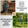 Stehleiter Haushaltsleiter mit Ablage Profi Leiter Produktbild-Vorschau 6