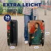 MuchoWow® Koffer Handgepäck Trolley Rollkoffer Kleine Produktbild-Vorschau 5