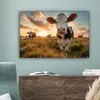 MuchoWow® - Leinwandbilder - Kuh - Wiese - Tierportrait - Produktbild-Vorschau 4