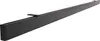 A black metal curtain rail is shown against a white background. Anteprima dell’immagine prodotto