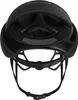 A black bicycle helmet viewed from the top. Náhled obrázku produktu