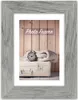 Cadre photo ZEP Nelson 40x60 cm gris MDF profil plat à Voir les images du produit 1