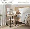 Table d’appoint Saint Louis 55x56cm - Bois clair Voir les images du produit 5