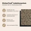 KitchenYeah© Herdabdeckplatte Pantherdruck - Schwarz - Produktbild-Vorschau 6