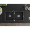 Mexen Mario 2-Becken-Granitspüle mit Mischbatterie Savita, Produktbild-Vorschau 4