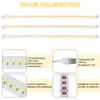 A collage of images showing LED grow lights and their features. Produktbild-Vorschau