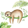 20 Servietten Cute Sloth - Süßes Faultier 33x33cm Produktbild-Vorschau 1