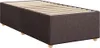 Boxspringbett mit Matratze Dunkelbraun 90x190 cm Stoff Produktbild-Vorschau 7