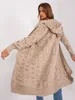 Badu Strickjacke für Frauen Arthwywlwyd dunkelbeige Produktbild-Vorschau 1