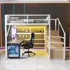 Merax Etagenbett Hochbett 140x200 mit Treppe, Kinderbett Produktbild-Vorschau 4