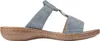 Rieker 60885-12 Pantolette da donna blau Anteprima dell’immagine prodotto 12